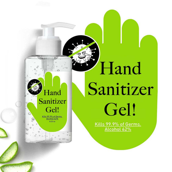 1 case (40 pcs) 250 ML/8.33 oz Hand Sanitizer Gel